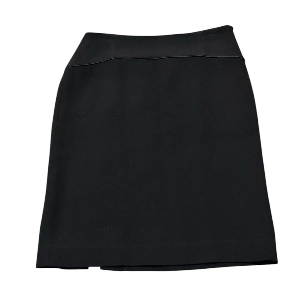 ZENOBIA black wool blend skirt
